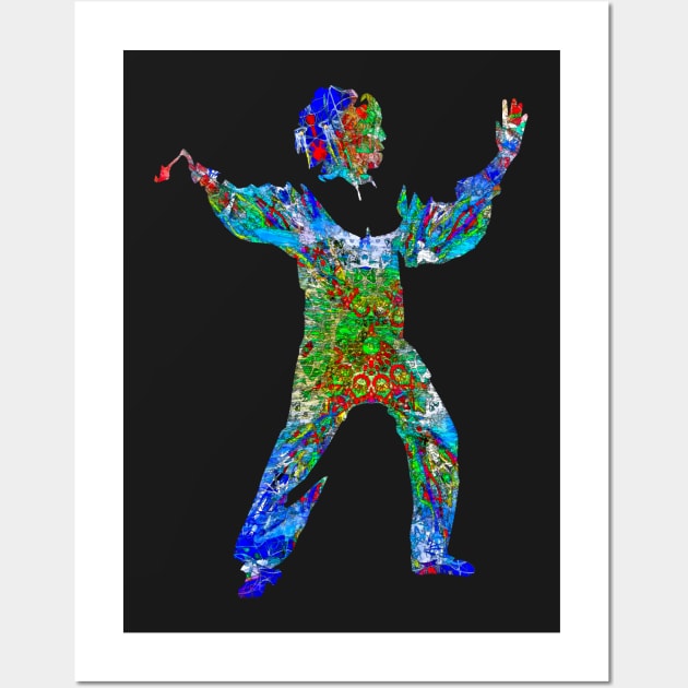 Tai Chi Posture Single Whip Wall Art by crunchysqueak